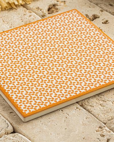 Exotic Day Нихале Керамика, Оранжево,, 16 X 16 Cm