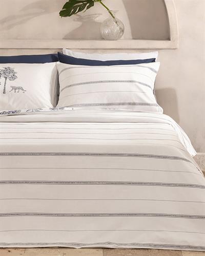 Exotic Forest Спален Комплект Двоен Памучен 200x220 см Морскосин