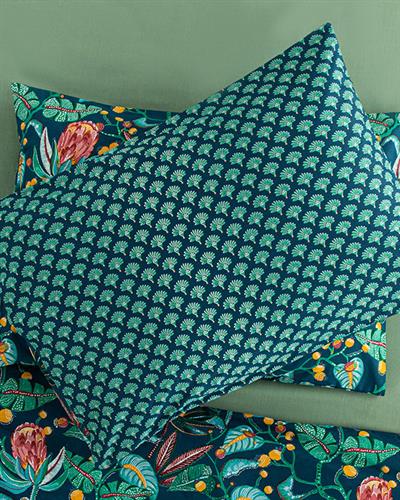 Exotic Garden Кълъфка За Възглавница 2Бр., Памучен, Тъмно Синьо, 50 X 70 Cm
