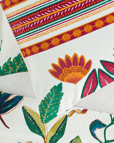 Exotic Garden Kombin Кълъфка За Възглавни 2Бр., Лесно За Гладене, Тъмно Зелено, 50 X 70 Cm