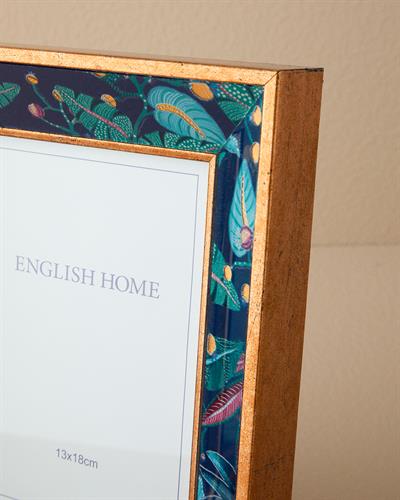 Exotic Leaves Рамка Стъкло 13x18 см Морскосин