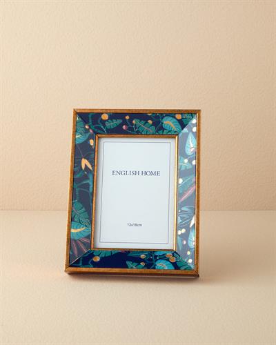 Exotic Leaves Рамка Стъкло 13x18 см Морскосин