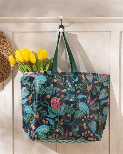 Exotic Leaves Чанта За Пазаруване 54,5x38 cm Виолетов..