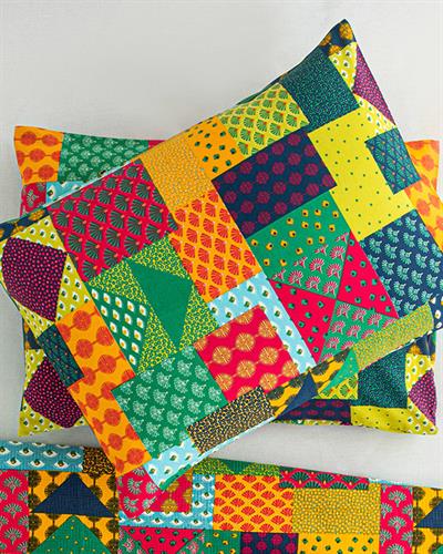 Exotic Patch Кълъфка За Възглавни 2Бр., Лесно За Гладене, Тъмно Зелено, 50 X 70 Cm