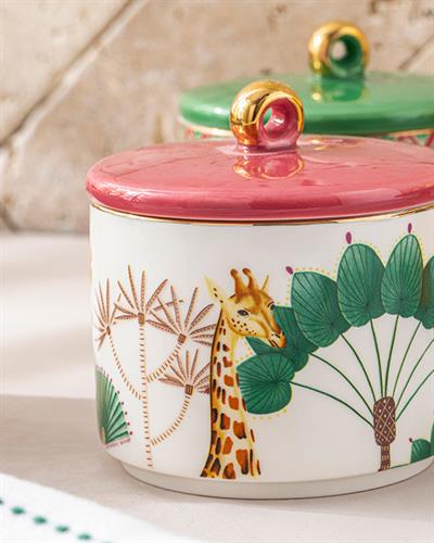 Exotic Shine Кутия За Съхранение New Bone, Розово-Зелено, 0