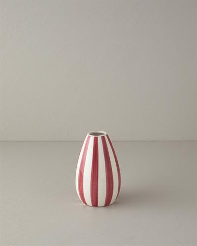 Exotic Strip Ваза Керамика 10x10x24 см Жълт