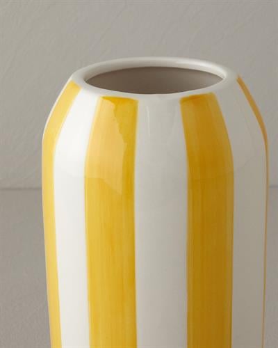 Exotic Strip Ваза Керамика 12x12x18 см Бордо