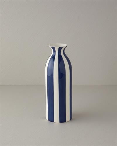 Exotic Strip Ваза Керамика 12x12x35 см Морскосин