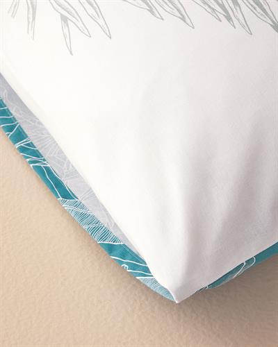 Exotic Toile Калъфка За Възглавница 2 бр. Памучен 50x70 см Морскосин - Зелен.