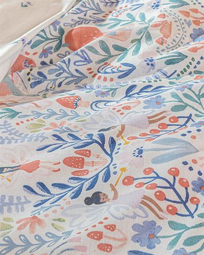 Fairy Детско Спално Бельо Памучен, Розово, 160 X 220 Cm