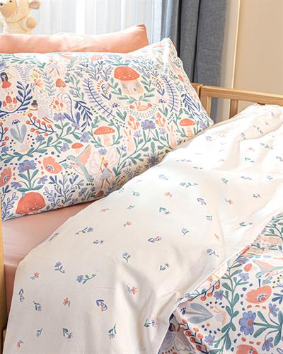 Fairy Детско Спално Бельо Памучен, Розово, 160 X 220 Cm