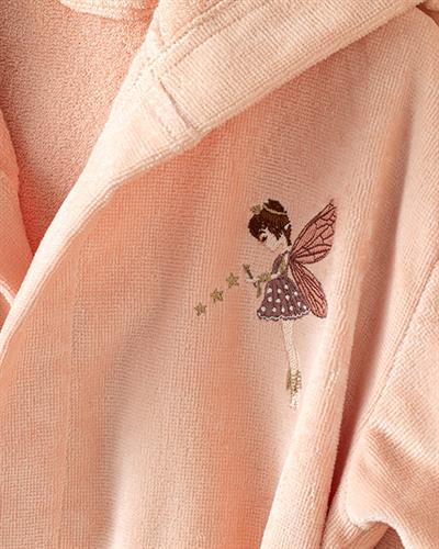 Fairy Детски Халат Кадифе, Розово, 6-8 Години