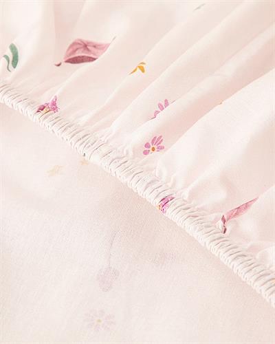 Fairy Бебешки Комплект Чаршаф С Ластик Памучен, Бяло, 70 X 140 Cm