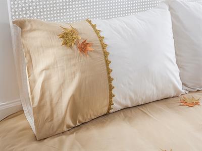 Fall СПАЛНО БЕЛЬО КОМПЛЕ Двоен Памучен 200x220 cm Beige