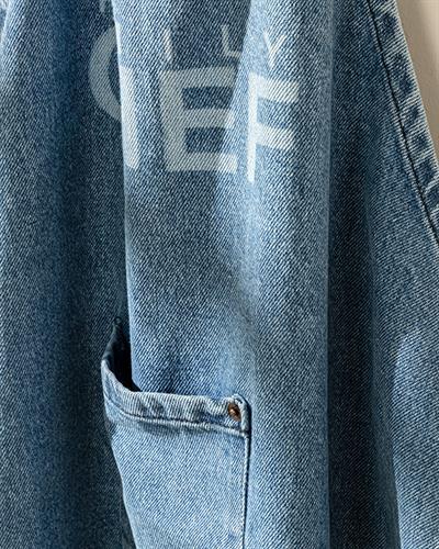 Family Chef Кухненска Престилка Регулируем Памук 58x80 см Син