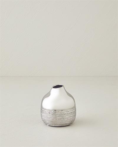 Fancy Ваза Сребристо, 10 X 10 X 11 Cm