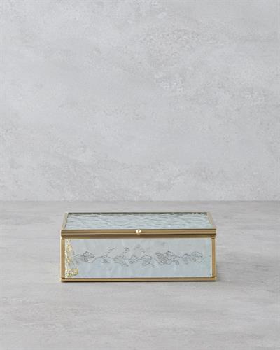 Fancy Декоративна Кутия 18x12x7 см Златен