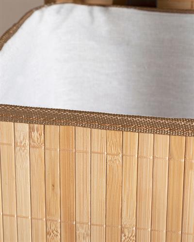 Fancy Кутия За Съхранение Бамбук 28X20X18 см Бежов