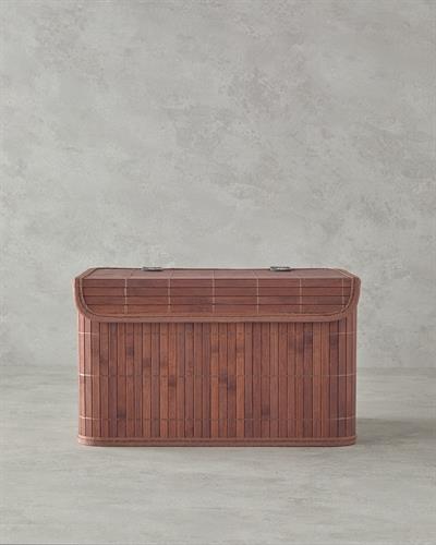 Fancy Bamboo Storage Box 33X23X20 cm Brown
