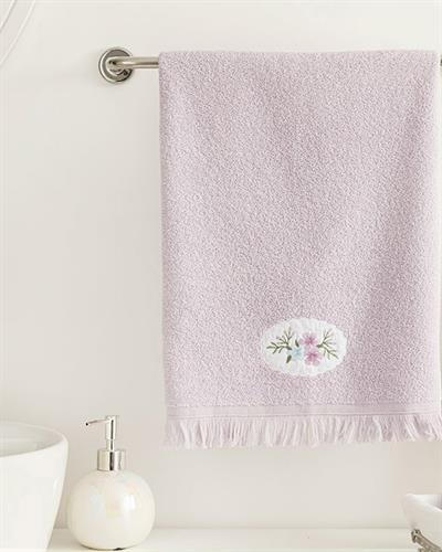 Fancy Flowers Хавлия За Лице Бродирани, Люляк., 50 X 76 Cm