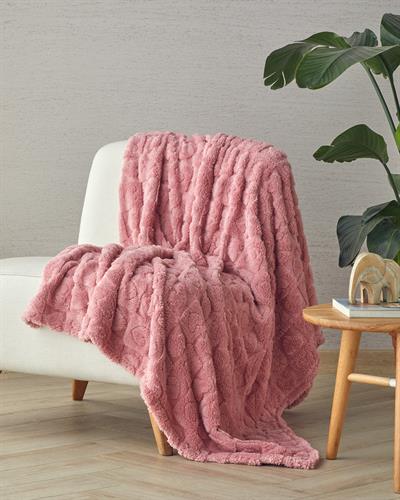 Fancy Love Тв Одеяло Жакардов велсофт 120x160 см Розов