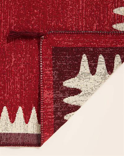 Fancy Luis Килим Тъкан, Кремово-Червено, 80 X 150 Cm
