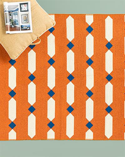 Fancy Lukas Woven Rug 80x150 cm Terracotta