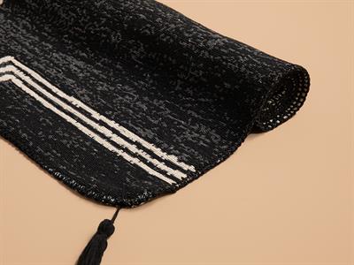 Fancy Paige Килим Тъкан, Кремаво Черно, 80 X 150 Cm