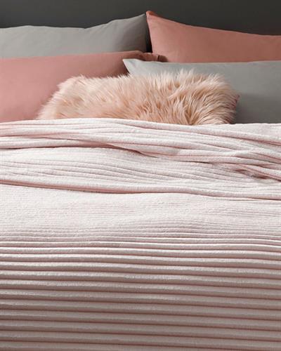 Fancy Plain Одеяло Единичен Super Soft 150x200 см Пудра