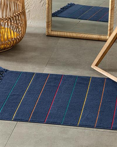 Farah Кърпа За Крака Жакардов Памучен 50x70 см Морскосин