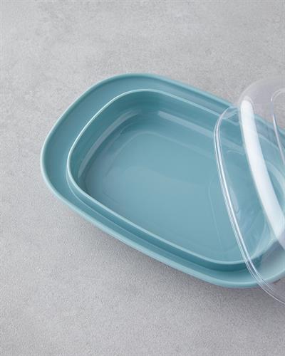 Кутия За Съхранение Пластмаса 17,4 x 12,5 x 6 см Зелен