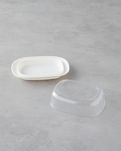 Кутия За Съхранение Пластмаса 17,4 x 12,5 x 6 см Кремав