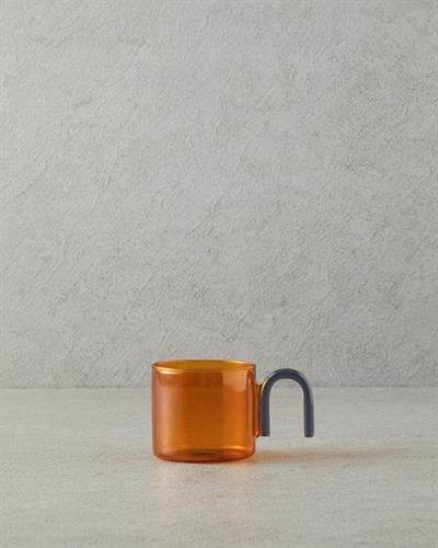 Borosilicate Glass Cup 300 ml Mustard