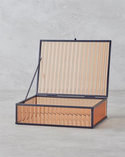 Felice Декоративна Кутия 21x16x7 см Кехлибар