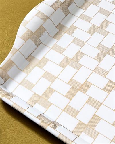 Felicia Табла Меламин, Златисто, 46 X 29 Cm