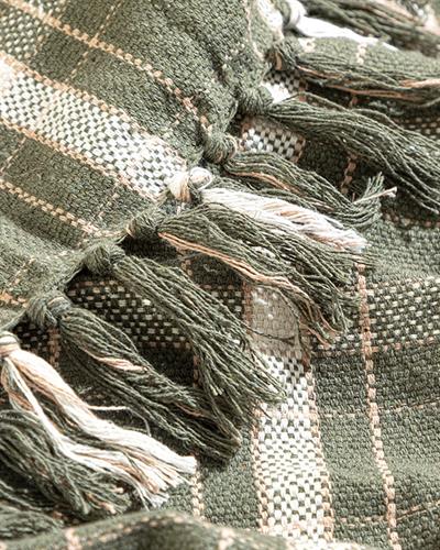 Felicita Покривка За Кресло Тъкан, Памучен, Каки, 170 X 250