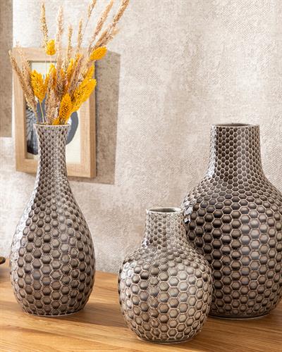 Felicity Ваза 11,5x11,5x15,5 см Кафяв