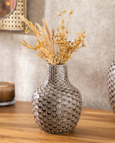 Felicity Ваза 11,5x11,5x15,5 см Кафяв