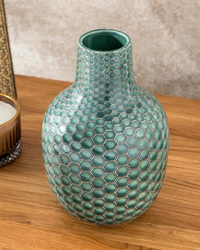 Felicity Ваза 13,5x13,5x20 см Зелен