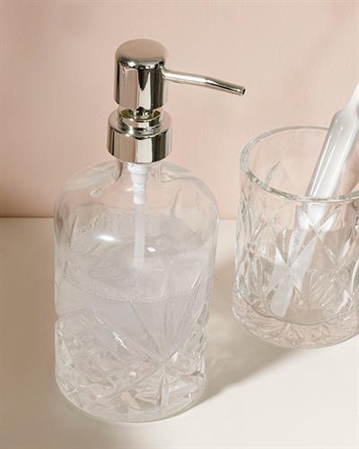 Felicia Bathroom Set 8,7x8,2x10 cm Transparent