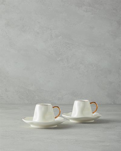 Felix Сервиз за Кафе Мъж 4 New Bone China 90 ml White