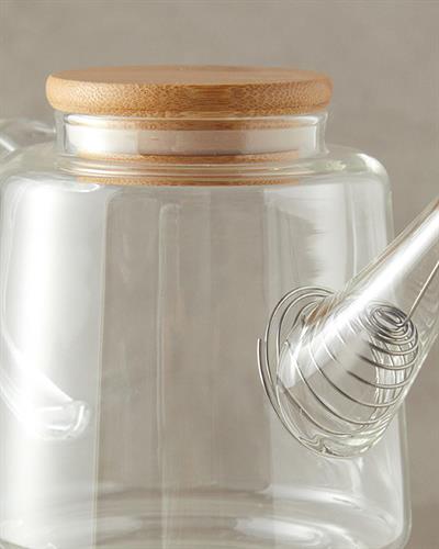 Ferrara Чайник Боросиликат 550 мл+1000 мл Прозрачен