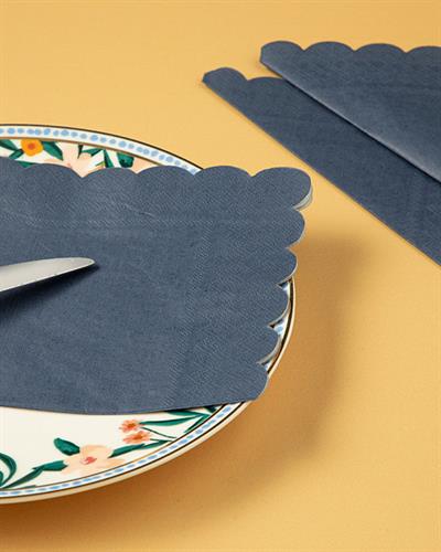 Festival Хартийни Салфетки 20 Бр., Хартия, Тъмно Синьо, 33 X 33 Cm