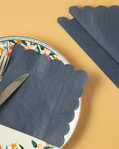 Festival Хартийни Салфетки 20 Бр., Хартия, Тъмно Синьо, 33 X 33 Cm