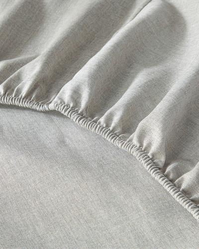 Fine Lines Спално Бельо Компле Super King Size, Shiny , Антрацит-Черен Тест, 260 X 220 Cm