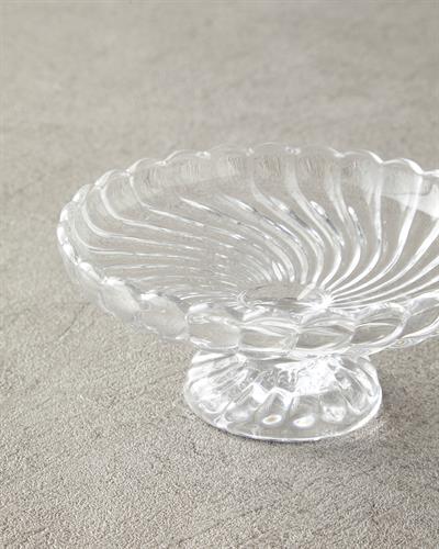 Fiona Glass With Feet Presenter 14,5 cm Transparent