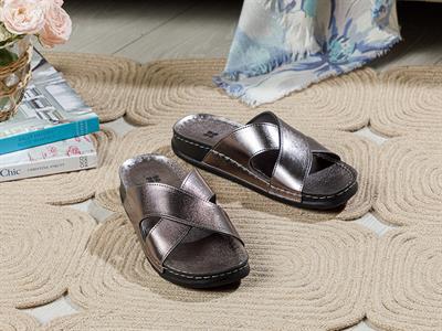 Fiona Пантофи За Дома Чехли, Pu, Антрацит, 36