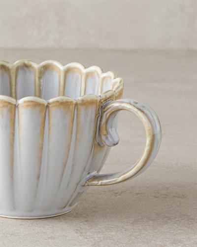 Fiore Чаша Китайски костен порцелан 350 мл Сив