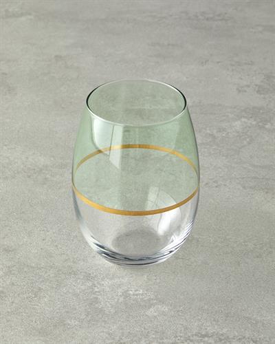 Fiore Чаша 4 бр. Стъкло 300 мл Светлозелен