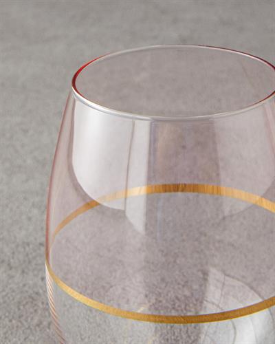 Fiore Чаша 4 бр. Стъкло 300 мл Светлорозов